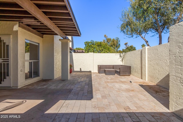 view of patio / terrace with outdoor lounge area