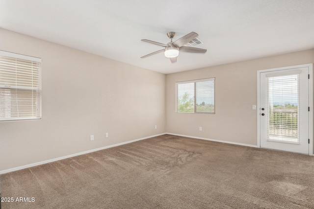 4151 Big Bend St, Sierra Vista, AZ 85650 - carpeted empty room with ceiling fan and baseboards