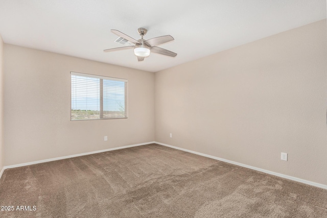 4151 Big Bend St, Sierra Vista, AZ 85650 - carpeted empty room featuring a ceiling fan and baseboards