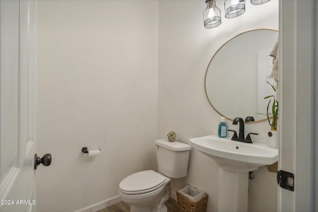 bathroom with toilet