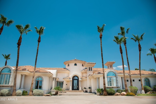 view of mediterranean / spanish house