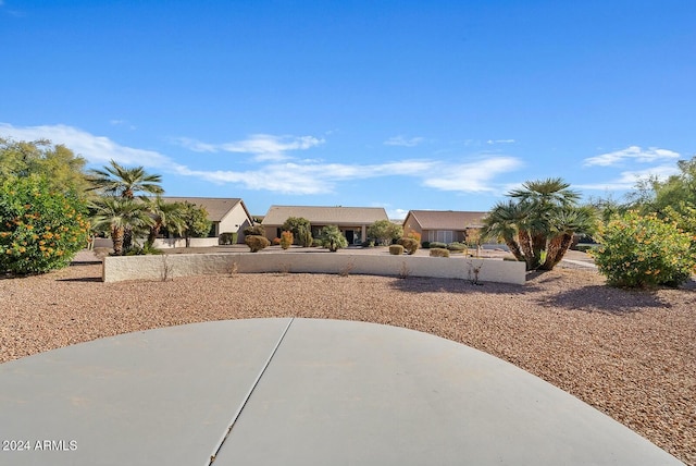 view of yard with a patio