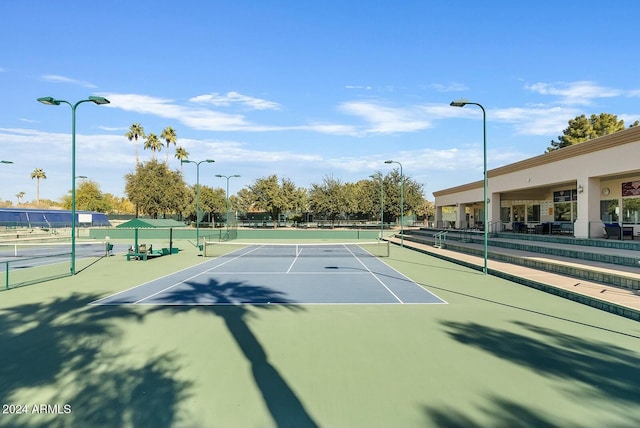 view of sport court