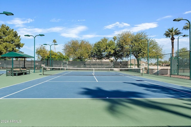 view of sport court