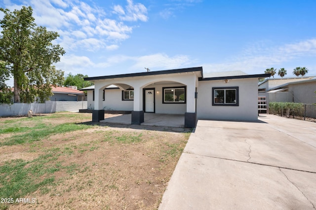 1427 W 6th Dr, Mesa, AZ 85202 - ranch-style house with stucco siding and concrete driveway