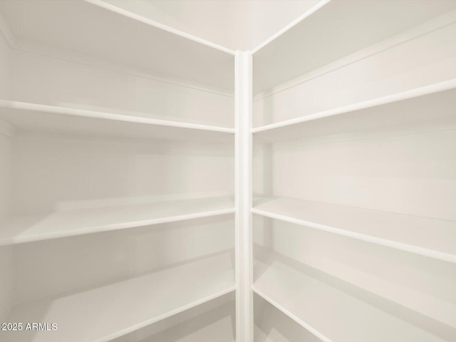 view of storage area