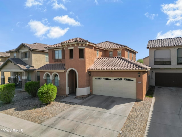 view of mediterranean / spanish house