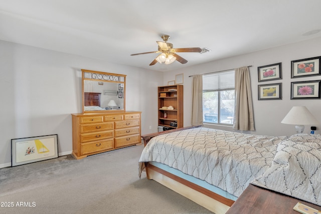 5769 E Good Pasture Ln, Florence, AZ 85132 - bedroom featuring carpet flooring and a ceiling fan