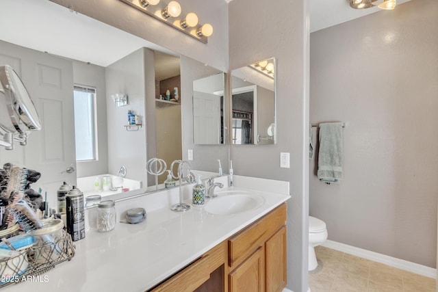 5769 E Good Pasture Ln, Florence, AZ 85132 - full bathroom with vanity and tile patterned flooring