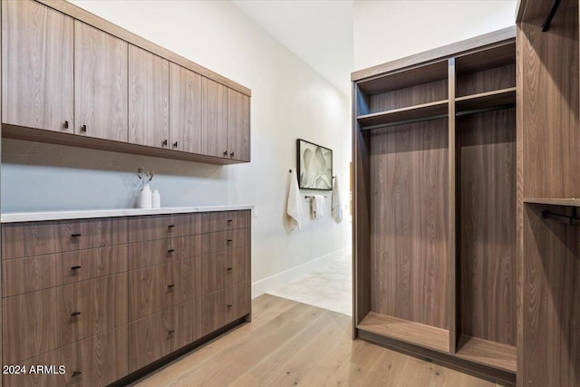 interior space featuring light hardwood / wood-style flooring