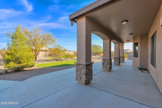 view of patio