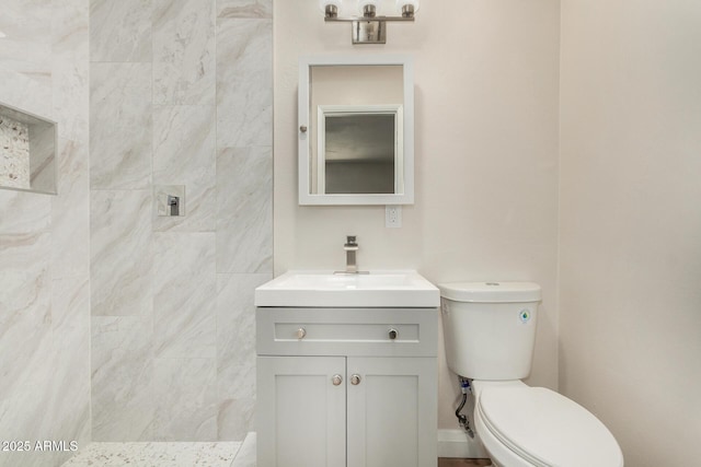 556 S Forest, Mesa, AZ 85204 - bathroom with vanity and a tile shower