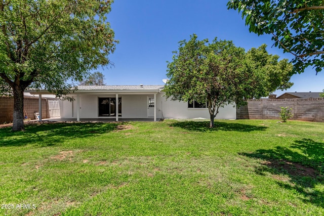 556 S Forest, Mesa, AZ 85204 - rear view of property with a patio area