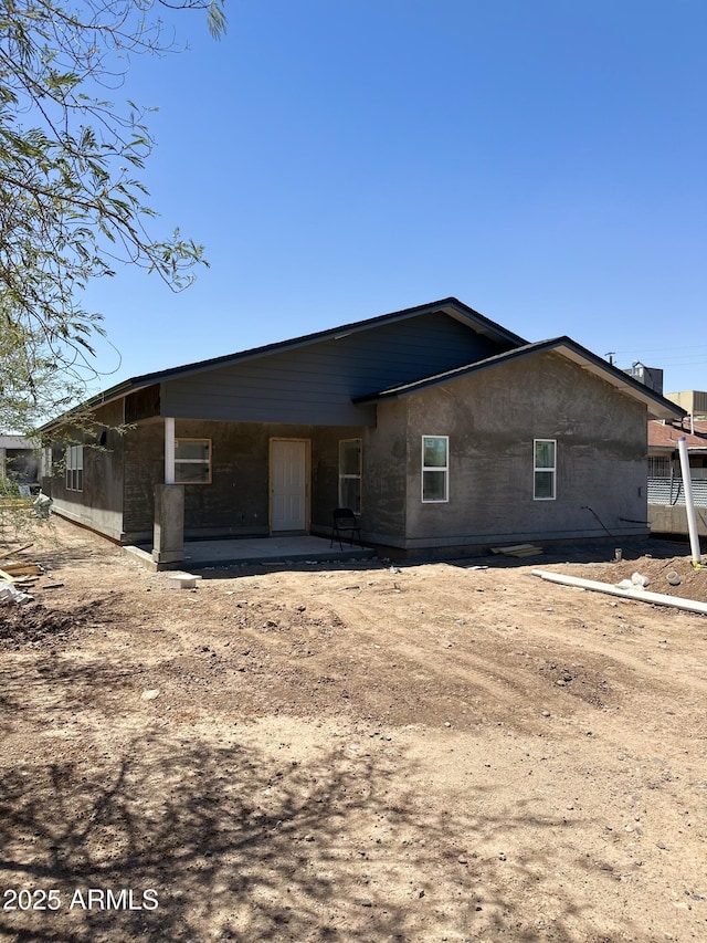 1210 E Garfield St, Phoenix, AZ 85006 - rear view of house with a patio area