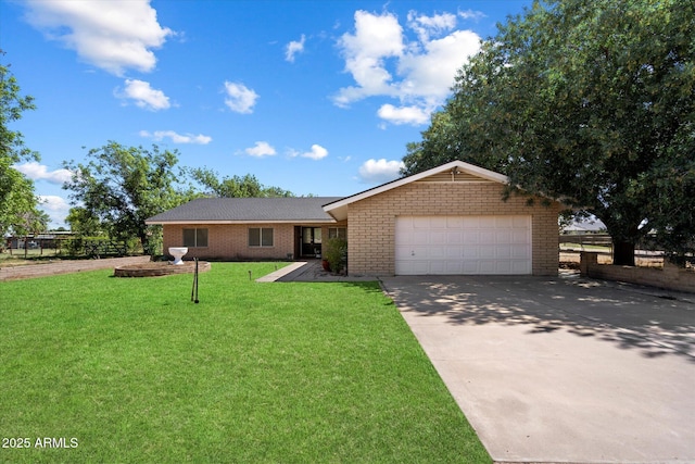 23265 S Via Del Arroyo, Queen Creek, AZ 85142 - view of front of home featuring an attached garage, concrete driveway, and brick siding