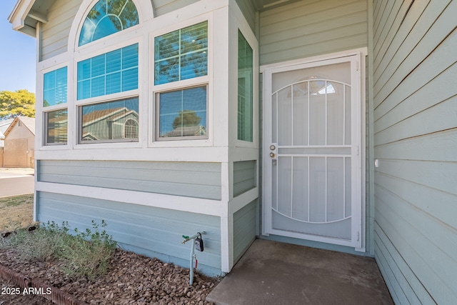 view of entrance to property