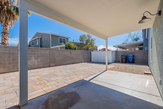 view of patio