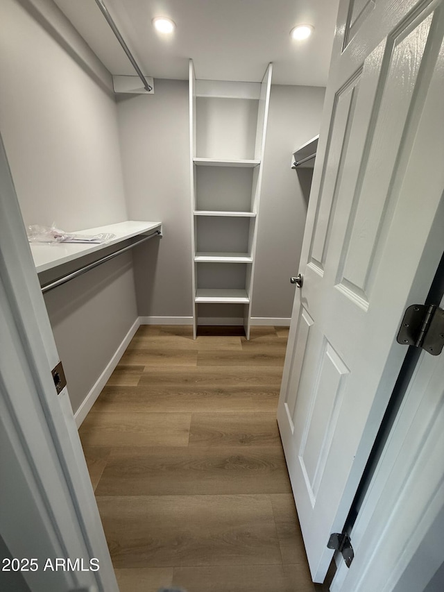 170 E Guadalupe Rd Unit 173, Gilbert, AZ 85234 - walk in closet with wood finished floors