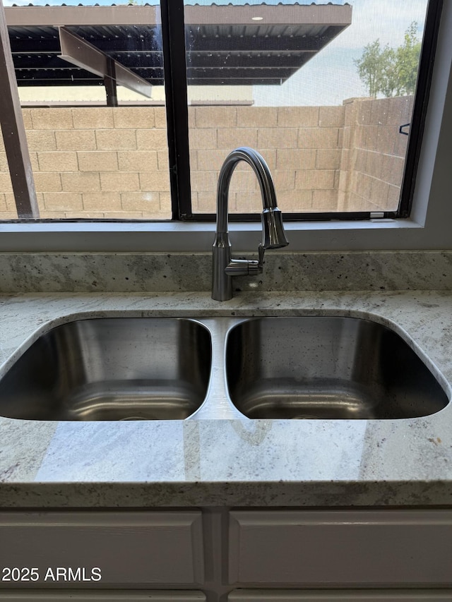 170 E Guadalupe Rd Unit 173, Gilbert, AZ 85234 - kitchen view of a sink and light stone counters