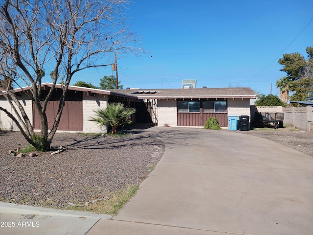 view of ranch-style house