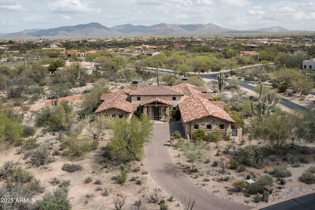 8454 E Leaning Rock Rd, Scottsdale, AZ 85266 - aerial view featuring a mountain view