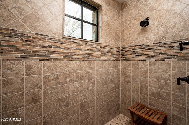 8454 E Leaning Rock Rd, Scottsdale, AZ 85266 - full bathroom with a tile shower
