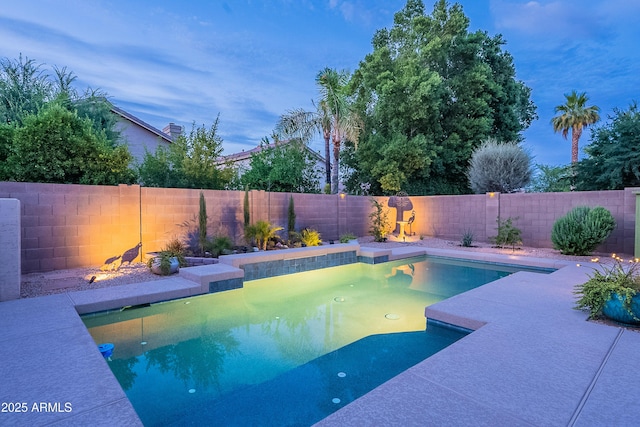 490 W Encinas St, Gilbert, AZ 85233 - view of pool featuring a fenced backyard