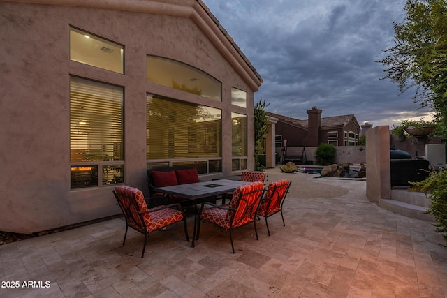 9678 E Voltaire Dr, Scottsdale, AZ 85260 - view of patio with outdoor dining area