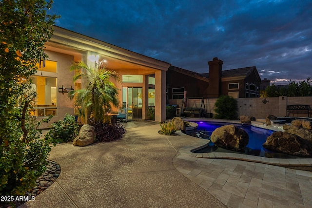 9678 E Voltaire Dr, Scottsdale, AZ 85260 - view of pool with a patio area