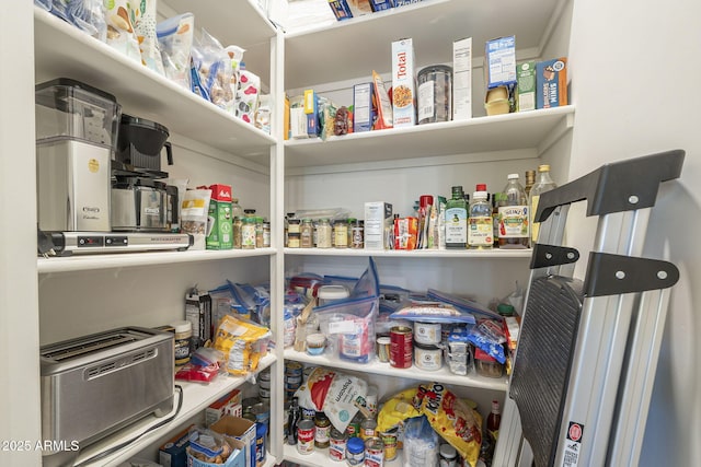 view of pantry