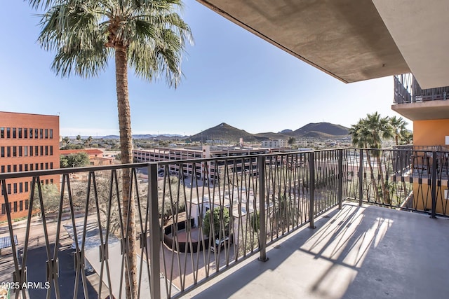 425 Paseo Redondo Unit 6L, Tucson, AZ 85701 - balcony featuring a mountain view