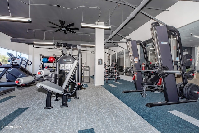 425 Paseo Redondo Unit 6L, Tucson, AZ 85701 - workout area with carpet