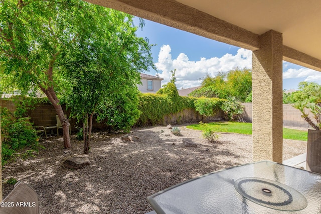 4125 W Lydia Ln, Phoenix, AZ 85041 - view of yard with a fenced backyard and a patio area