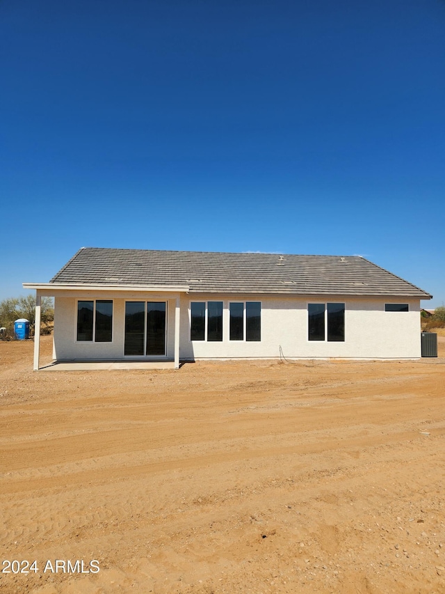 view of rear view of property