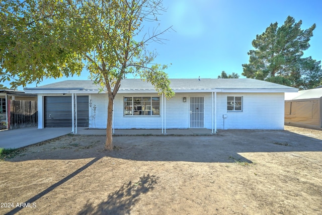 view of ranch-style house