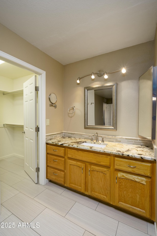 8230 E Navarro Ave, Mesa, AZ 85209 - bathroom with vanity and tile patterned floors