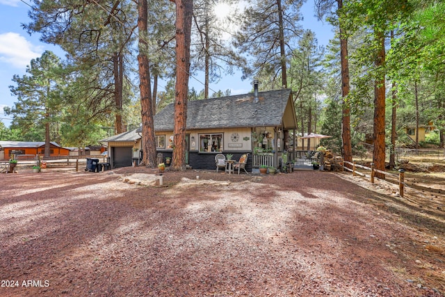 view of front of home