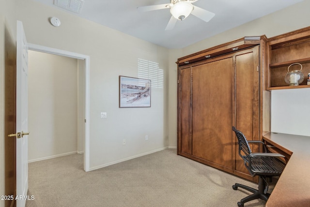 16412 W Peppertree Ct, Surprise, AZ 85387 - unfurnished office featuring carpet and a ceiling fan