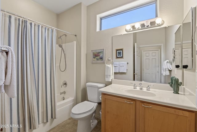 16412 W Peppertree Ct, Surprise, AZ 85387 - bathroom with shower / bath combo with shower curtain and vanity
