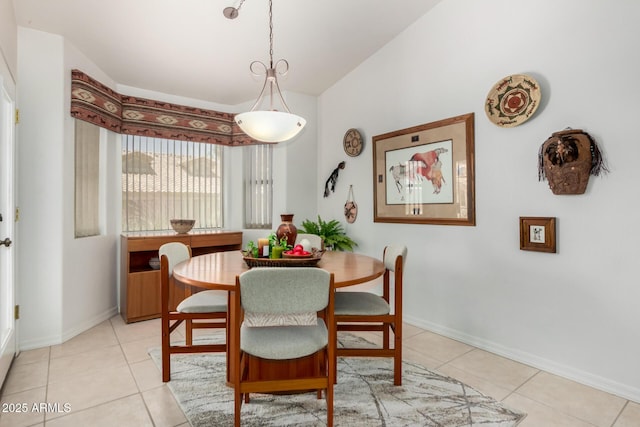 5830 E Mckellips Rd Unit 120, Mesa, AZ 85215 - dining area with baseboards and light tile patterned flooring
