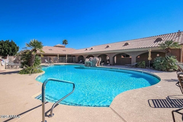 5830 E Mckellips Rd Unit 120, Mesa, AZ 85215 - community pool with a patio area