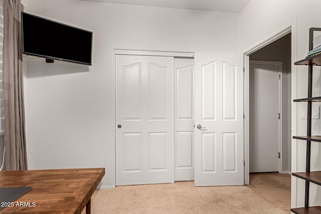 bedroom with a closet