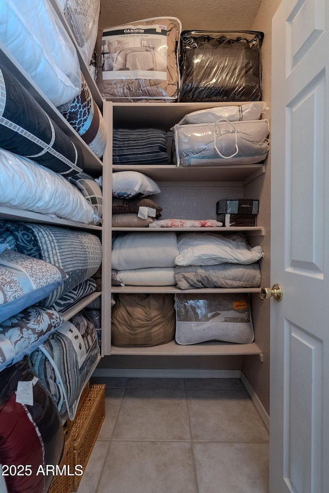 view of storage area