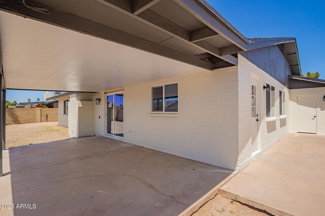 17040 N 39th Ave, Glendale, AZ 85308 - view of patio / terrace with fence and an attached carport
