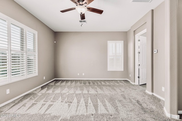 5541 W Desperado Way, Phoenix, AZ 85083 - empty room featuring carpet floors, ceiling fan, and baseboards
