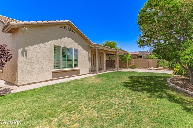 5541 W Desperado Way, Phoenix, AZ 85083 - view of yard featuring a patio area