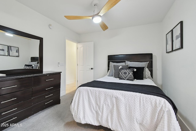 1070 S Amber St, Chandler, AZ 85286 - carpeted bedroom featuring baseboards and a ceiling fan