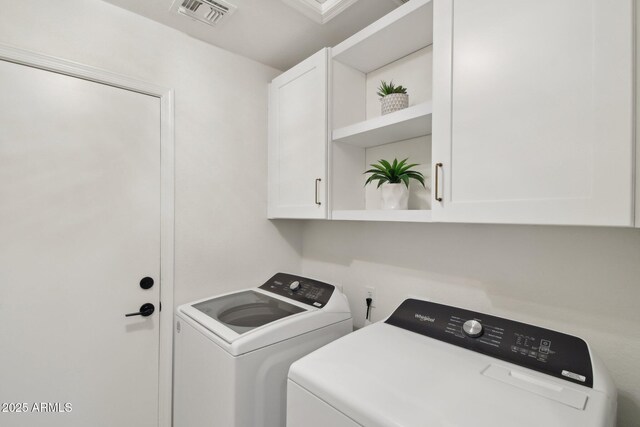 1070 S Amber St, Chandler, AZ 85286 - laundry room featuring cabinet space and washer and dryer