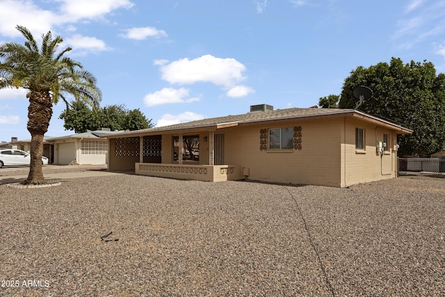 6217 E Dodge St, Mesa, AZ 85205 - ranch-style home featuring central AC unit