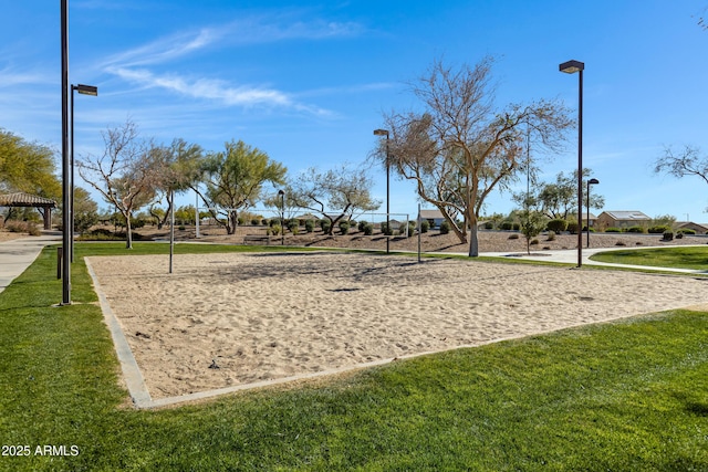 29402 W Mitchell Ave, Buckeye, AZ 85396 - view of community featuring volleyball court, a lawn, and a gazebo